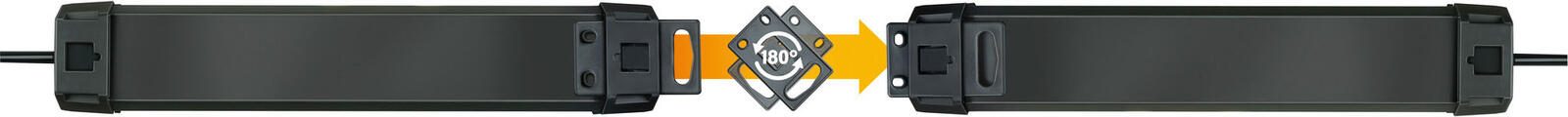 brennenstuhl Steckdosenleiste mit Fußschalter Premium-Line Comfort Switch Plus 3 m
