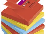 Post-it® Super Sticky Playful Haftnotizen 7,6 x 7,6 cm