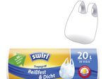 swirl® Reißfest & Dicht Müllbeutel 20,0 l weiß