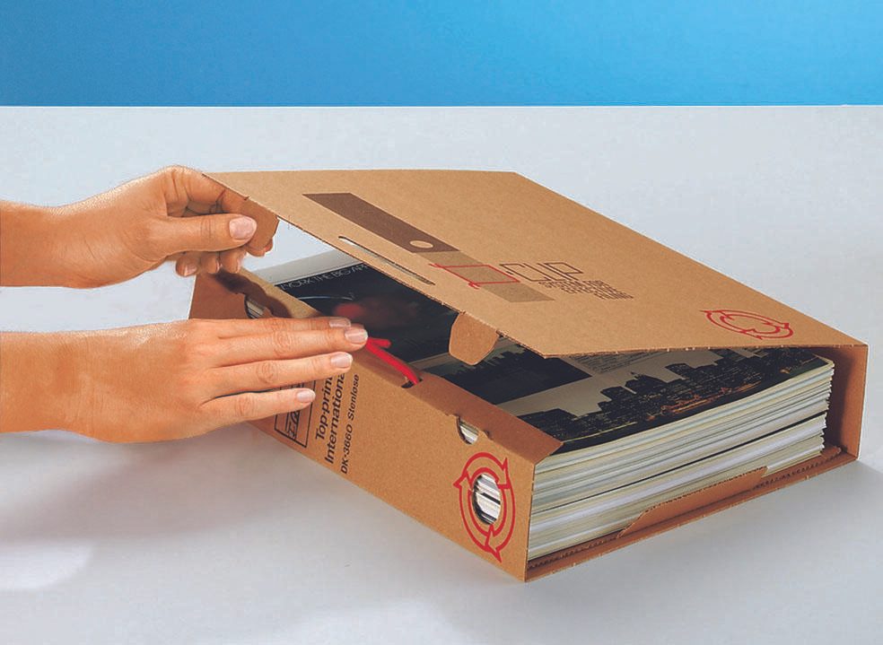 Top-Print Archivordner DIN A4 Karton 6 cm Füllhöhe