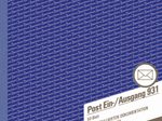 AVERY Zweckform Formularbuch Post-Eingang-/Ausgangsbuch DIN A4 50 Seiten