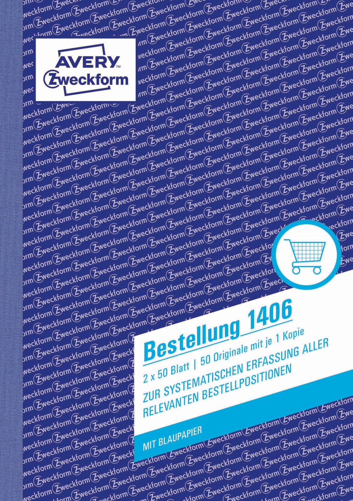 AVERY Zweckform Formularbuch Bestellung DIN A5 2x 50 Seiten