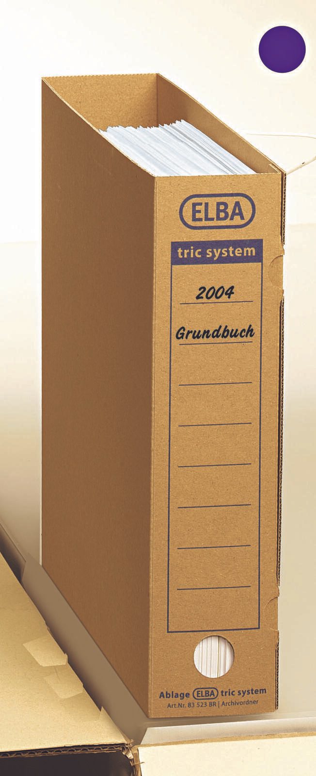ELBA Archivordner DIN A4 Karton 6 cm Füllhöhe