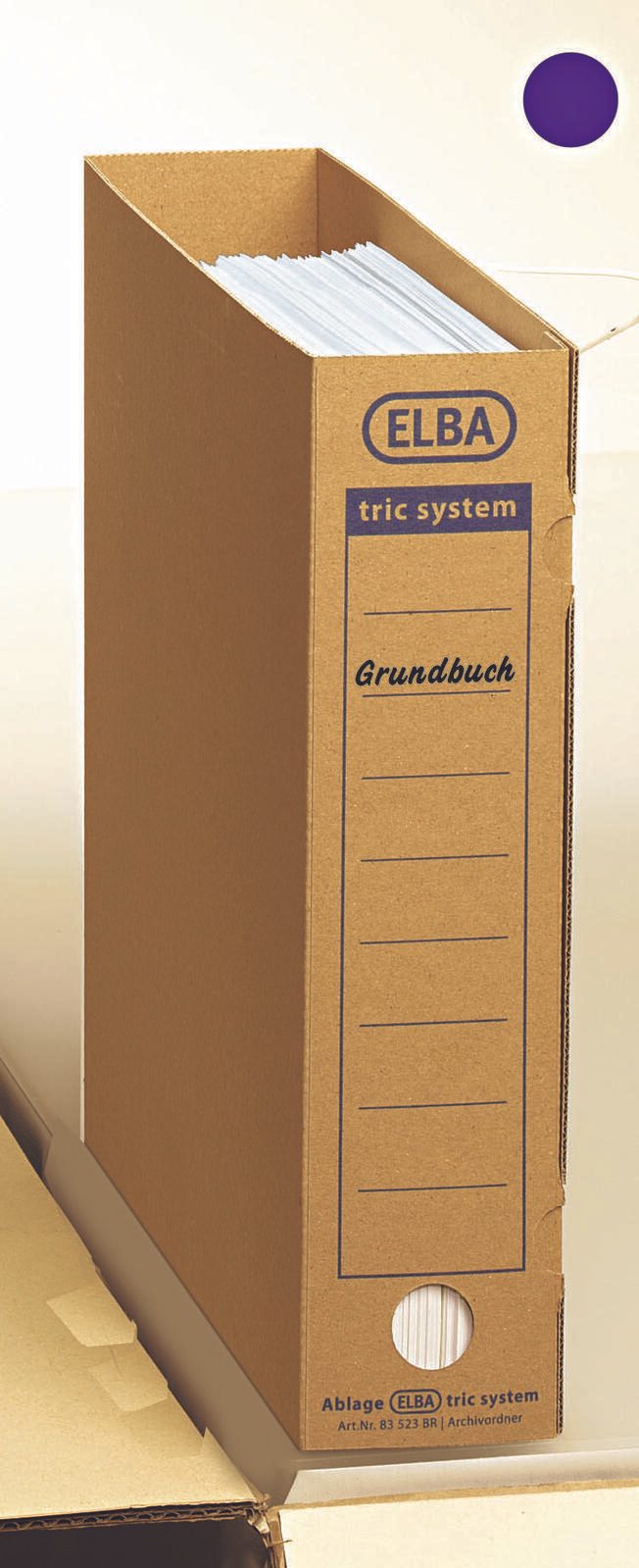ELBA Archivordner DIN A4 Karton 6 cm Füllhöhe