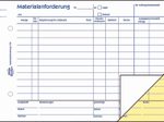 AVERY Zweckform Formularbuch Materialanforderung DIN A5 quer 2x 50 Seiten