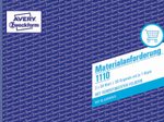 AVERY Zweckform Formularbuch Materialanforderung DIN A5 quer 2x 50 Seiten
