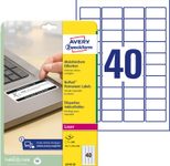 AVERY Zweckform abziehsichere Folienetiketten 45,7 x 25,4 mm