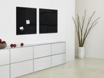 SIGEL Glas-Magnettafel artverum® 48,0 x 48,0 cm schwarz
