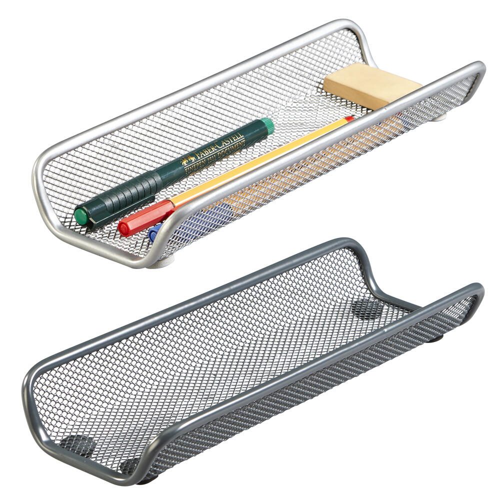 Zeller Meshline Stiftablage 25,0 x 9,2 x 3,5 cm alufarben