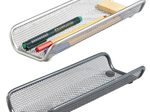 Zeller Meshline Stiftablage 25,0 x 9,2 x 3,5 cm alufarben
