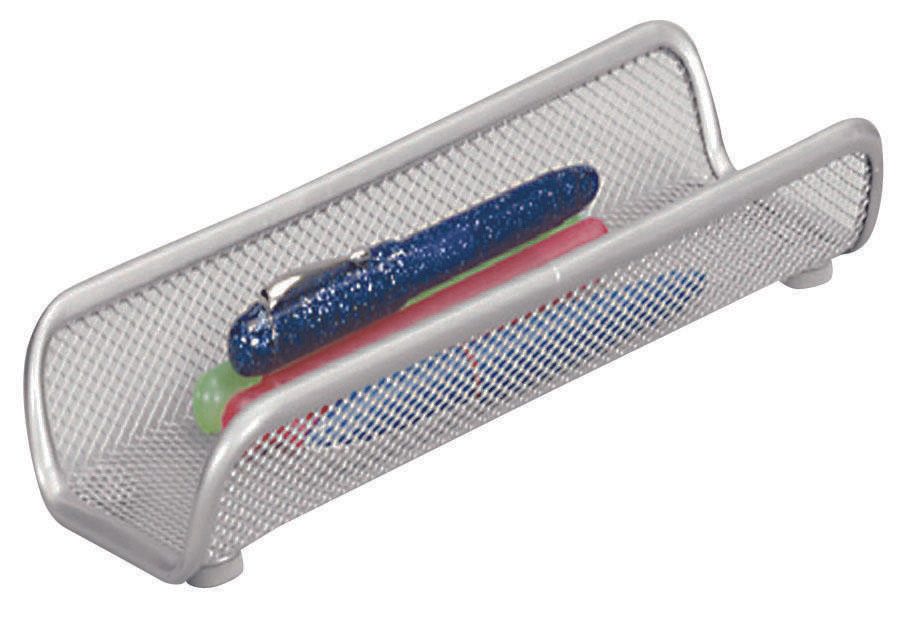 Zeller Meshline Stiftablage 25,0 x 9,2 x 3,5 cm alufarben