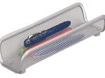 Zeller Meshline Stiftablage 25,0 x 9,2 x 3,5 cm alufarben