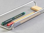 Zeller Meshline Stiftablage 25,0 x 9,2 x 3,5 cm alufarben