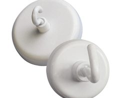 MAUL Magnete Ø 2,5 x 3,7 weiß