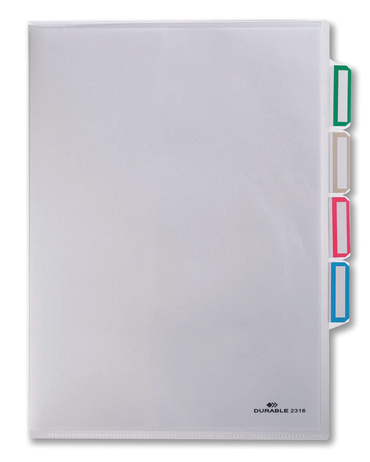 DURABLE Organisationshüllen DIN A4 0.16 mm transparent