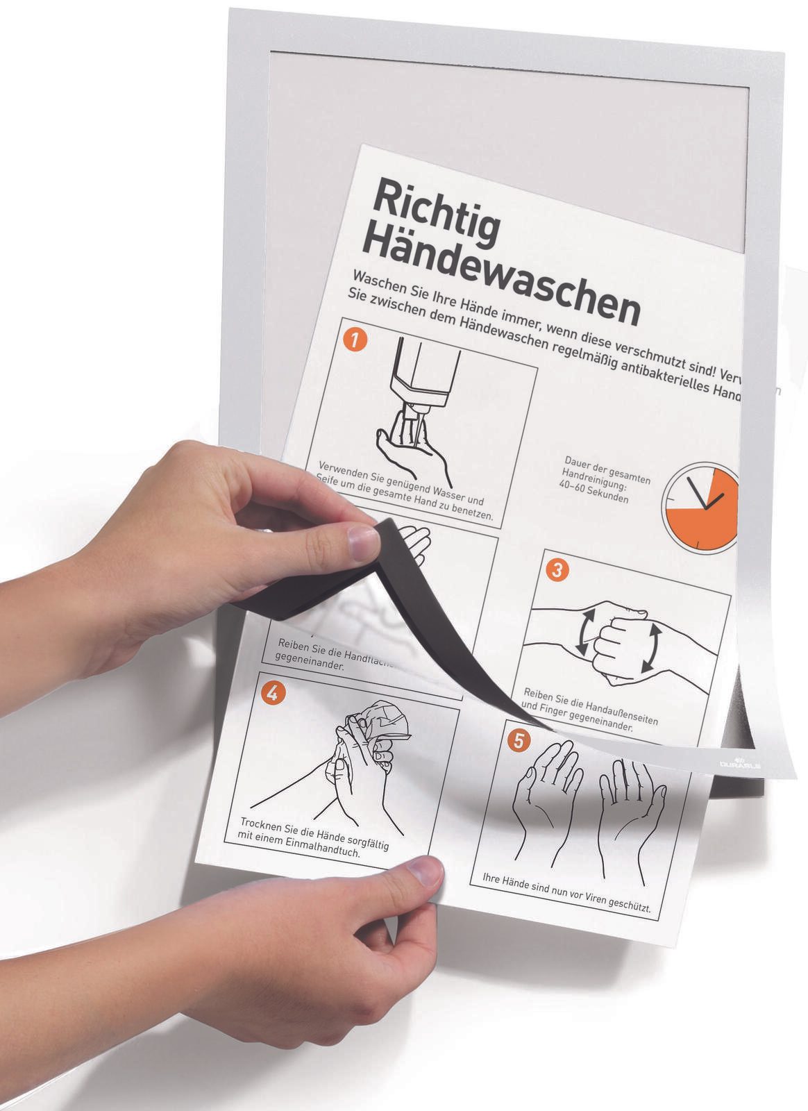 DURABLE Magnetrahmen selbstklebend DURAFRAME® A4