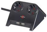 brennenstuhl Tischsteckdose Desktop-Power USB-Charger 1.8 m