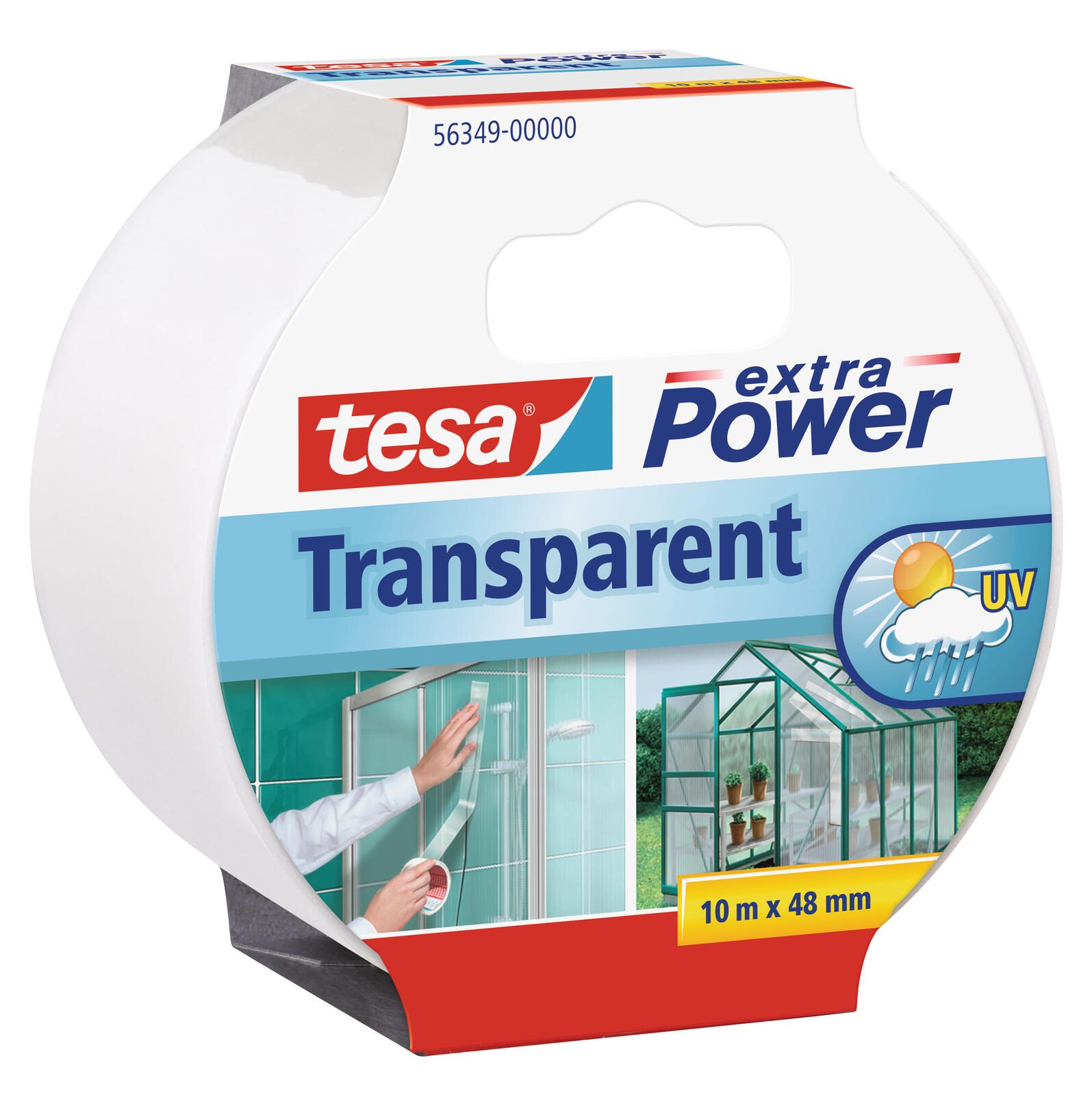 tesa Gewebebänder Universal 48 mm x 10 m transparent