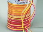 PRÄSENT Geschenkband Multi-Raffia 3 mm x 50 m gelb/rot/orange/pink