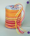 PRÄSENT Geschenkband Multi-Raffia 3 mm x 50 m gelb/rot/orange/pink