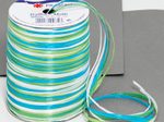 PRÄSENT Geschenkband Multi-Raffia 3 mm x 50 m blau/grün/weiß