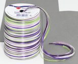 PRÄSENT Geschenkband Multi-Raffia 3 mm x 50 m lila/grün/weiß