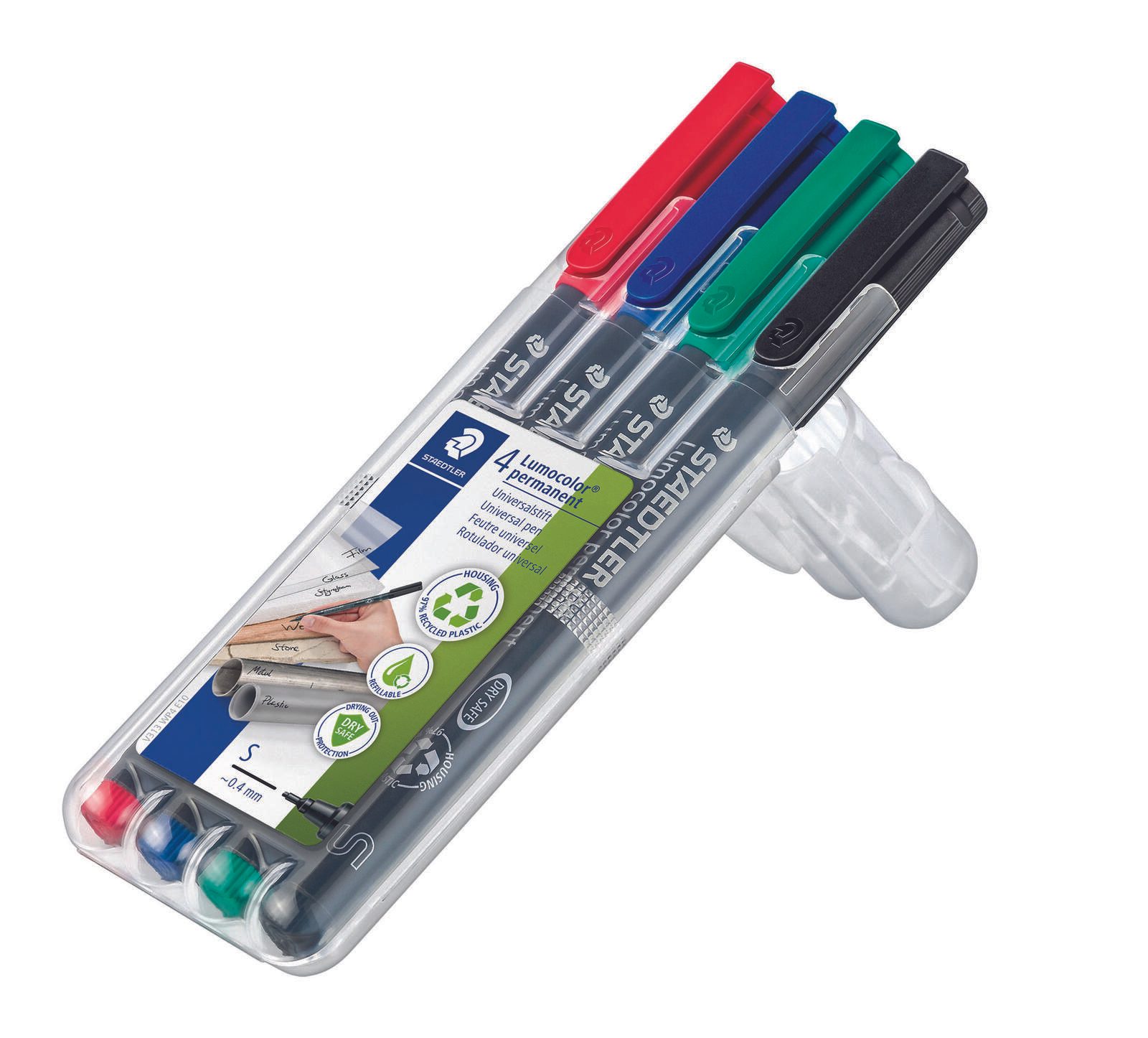 STAEDTLER Lumocolor Folienstifte-Set 0.4 mm Mehrfarbig