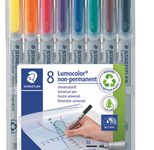 STAEDTLER Lumocolor Folienstifte-Set 1.0 mm Mehrfarbig
