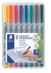 STAEDTLER Lumocolor Folienstifte-Set 1.0 mm Mehrfarbig