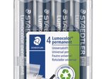 STAEDTLER Lumocolor Folienstifte-Set 1.0 mm Mehrfarbig