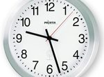 PEWETA Funkwanduhr Ø 20 cm silber