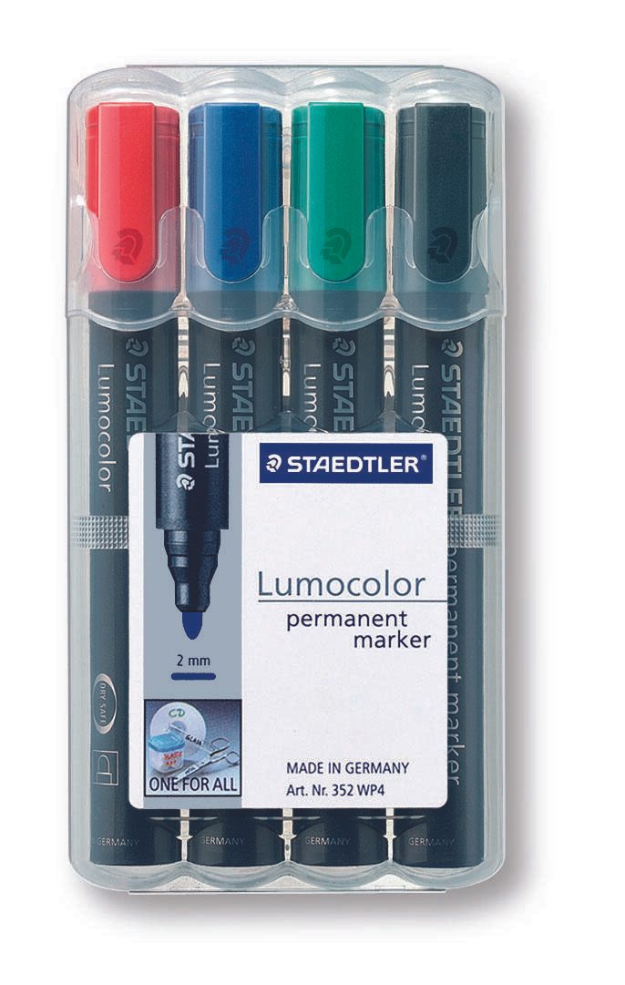 STAEDTLER Lumocolor Permanentmarker 2.0 mm Mehrfarbig