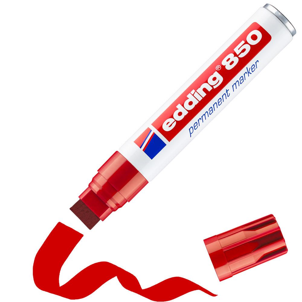 edding 850 Permanentmarker 5.0 - 16.0 mm Rot