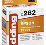 edding Druckerpatrone EDD-282 schwarz kompatibel zu EPSON T1291L