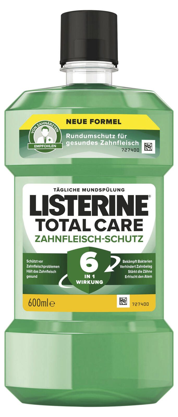 LISTERINE® TOTAL CARE ZAHNFLEISCH-SCHUTZ Mundspülung 600 ml
