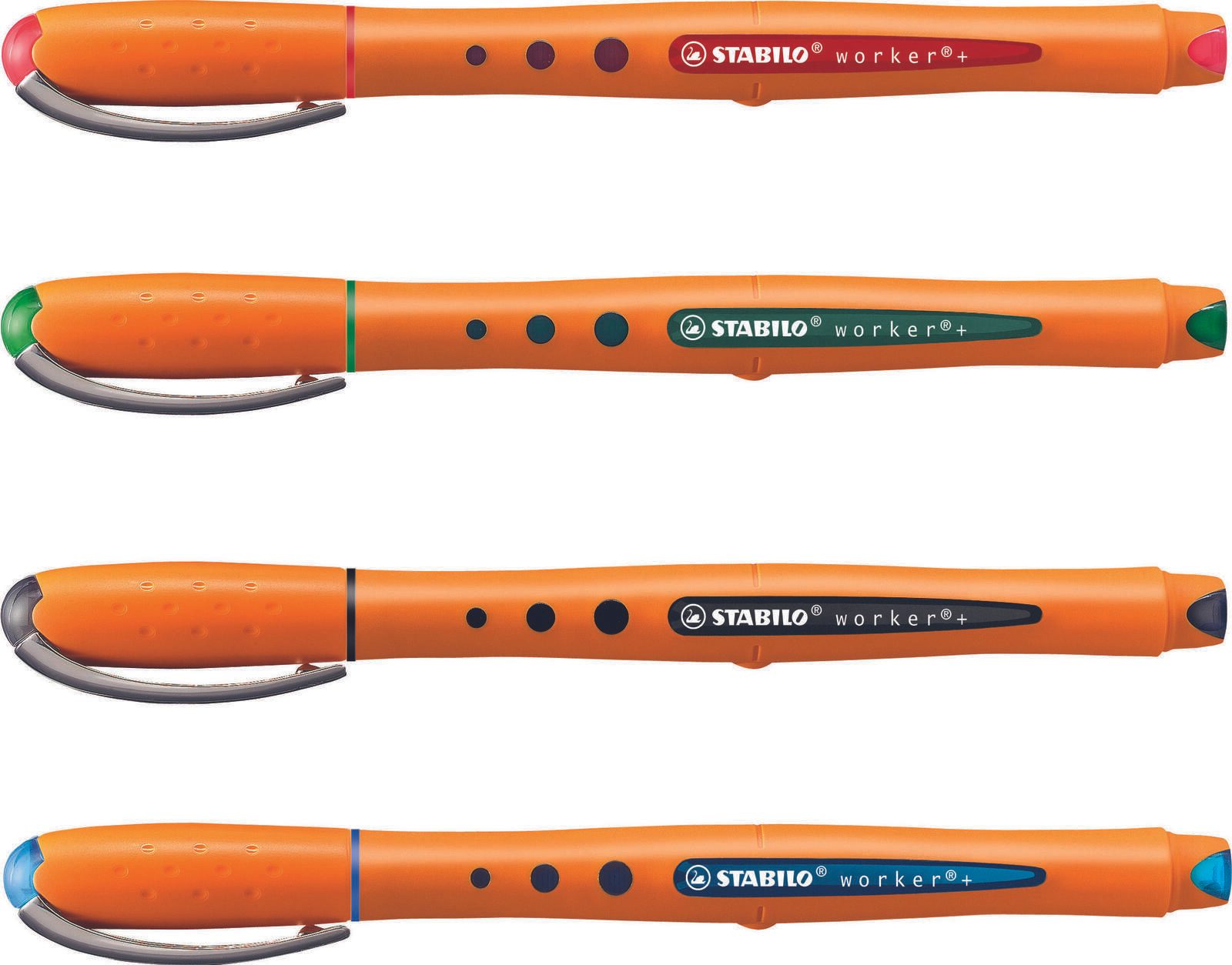 STABILO worker®+ Tintenroller 0.3 mm Mehrfarbig