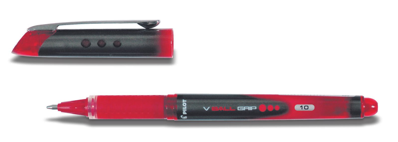 PILOT V-BALL GRIP 10 Tintenroller 0.6 mm Rot