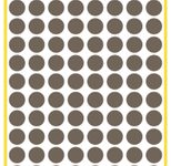 AVERY Zweckform Klebepunkte Ø 8,0 mm taupe