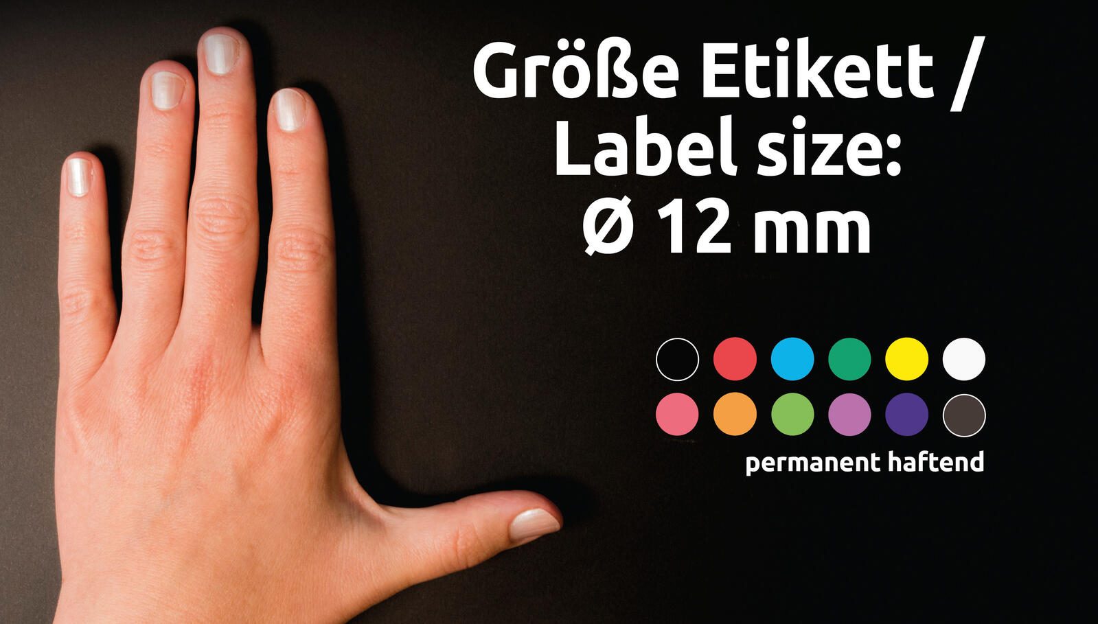 AVERY Zweckform Klebepunkte Ø 12,0 mm violett