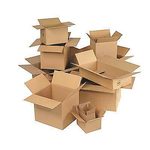 Nestler Wellpapp-Faltkartons 1-wellig braun 32,0 x 28,0 x 30,0 cm