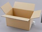 Nestler Wellpapp-Faltkartons 1-wellig braun 30,0 x 20,0 x 15,0 cm