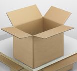 Nestler Wellpapp-Faltkartons 2-wellig braun 32,5 x 23,5 x 22,5 cm
