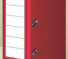dots Ordner Rückenbreite 8 cm DIN A4 Kunststoff rot