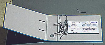 bene Ordner Rückenbreite 7.5 cm DIN A5 quer Kunststoff blau