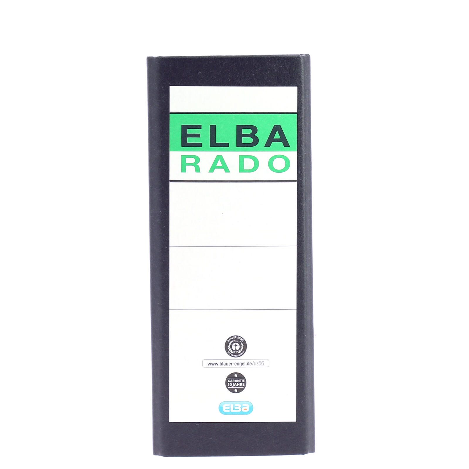 ELBA Ordner Rückenbreite 7.5 cm DIN A5 quer Karton schwarz marmoriert