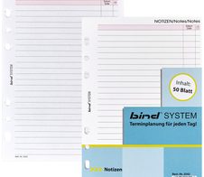 bind Ringbuch-Ergänzungsblätter DIN A5, 50 Blatt