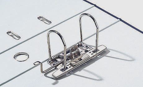 bluefile Ordner Rückenbreite 8 cm DIN A4 Karton dunkelblau