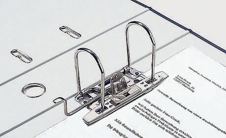 bluefile Ordner Rückenbreite 8 cm DIN A4 Karton dunkelblau