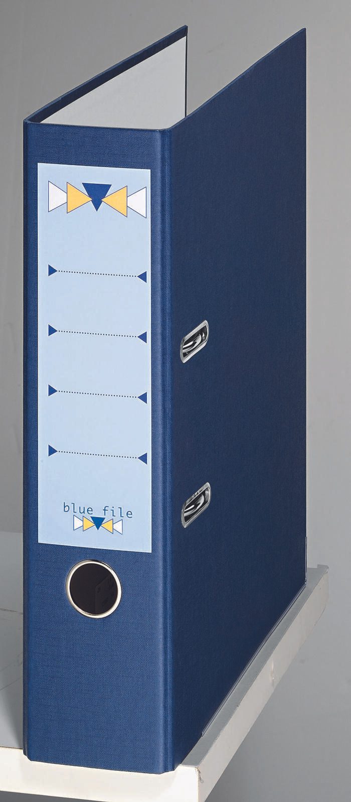 bluefile Ordner Rückenbreite 8 cm DIN A4 Karton dunkelblau