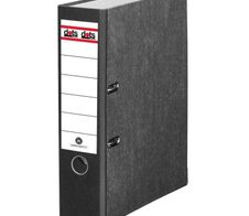 dots Ordner Rückenbreite 8 cm DIN A4 Karton schwarz marmoriert